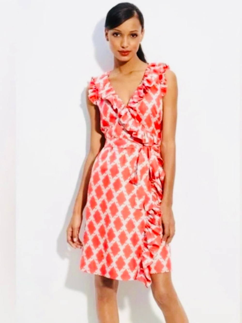 Kate Spade Aubrey Silk Wrap Dress - Picture 15 of 15